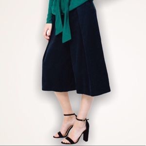 PANTOLOGY Navy Corduroy Gauchos